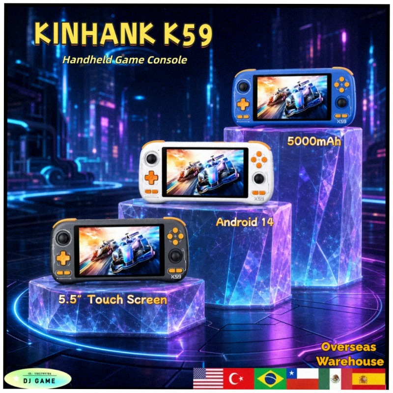Gaming Console Under 5000 - Konsol Game Genggam KINHANK K59 Android