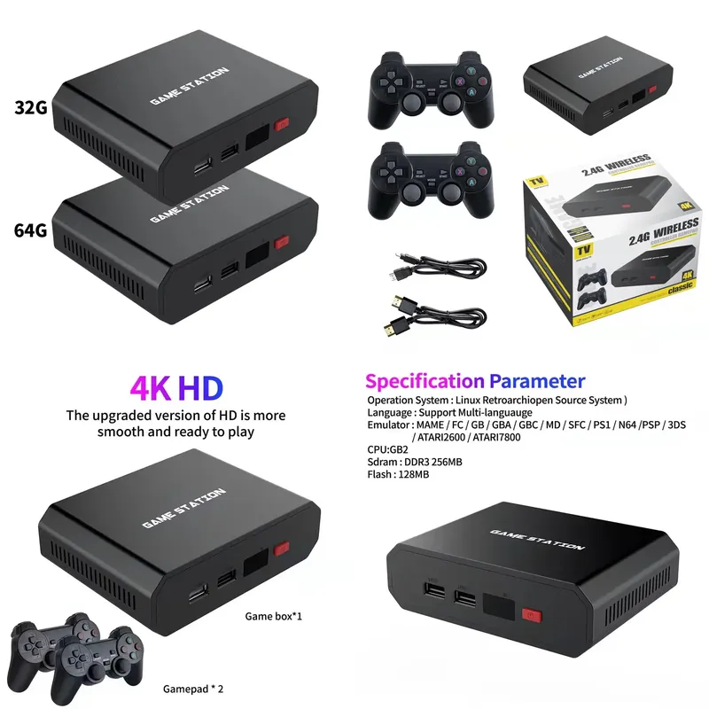 Gaming Console In - Konsol Video Game M8plus HD Box