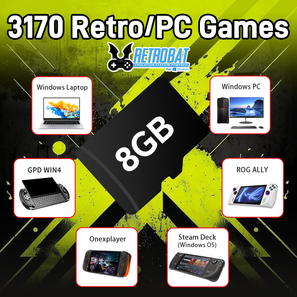 Gaming Console Latest - Kartu TF Game 8GB dengan 3170
