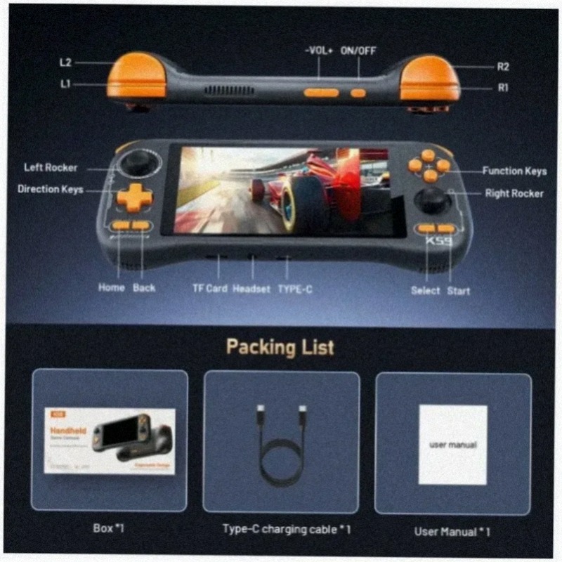 Konsol Game Genggam KINHANK K5 - Gaming Console Under 5000 ulasan dan harga