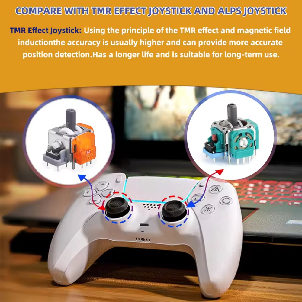 2-10 Buah Joystick Efek TMR Pe - Gaming Console Tv ulasan dan harga