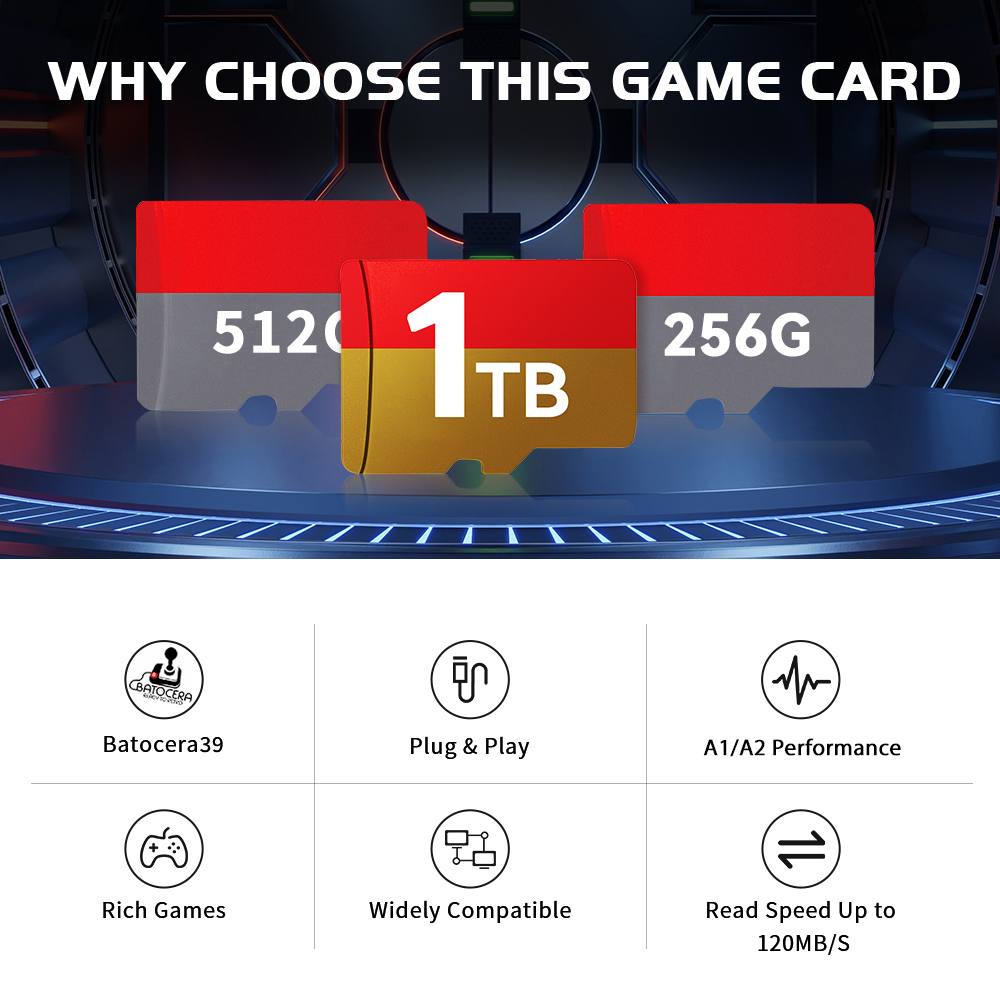 1TB Kartu Permainan TF Batocer - Gaming Console Latest ulasan dan harga