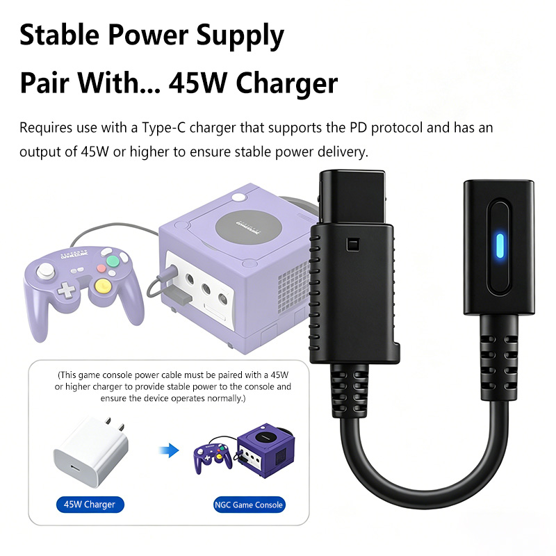 Kabel Pengisi Daya Type C 45W  - Gaming Console Latest ulasan dan harga
