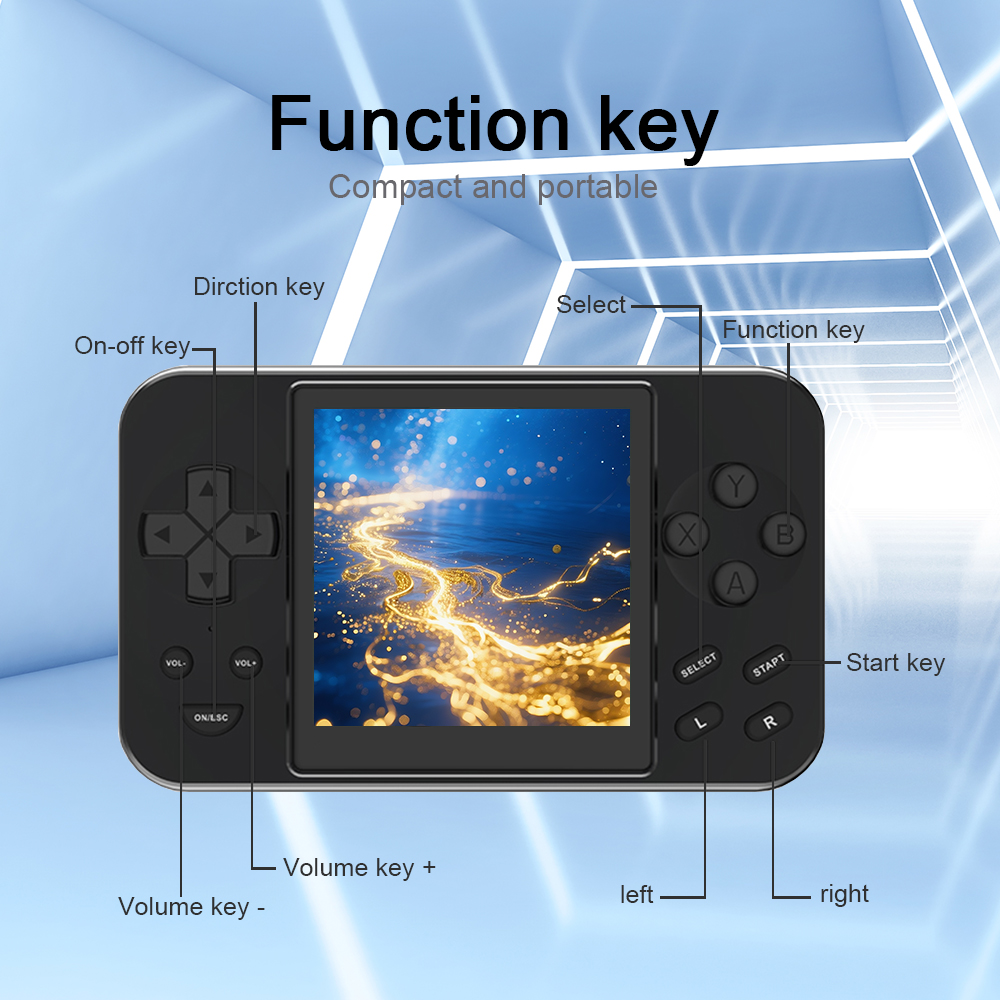 Konsol Game Genggam Retro BARU - Gaming Console All ulasan dan harga