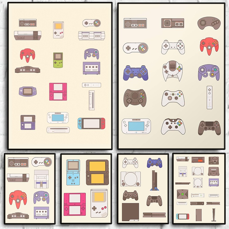 Poster Evolusi Perangkat Gengg - Gaming Console In ulasan dan harga