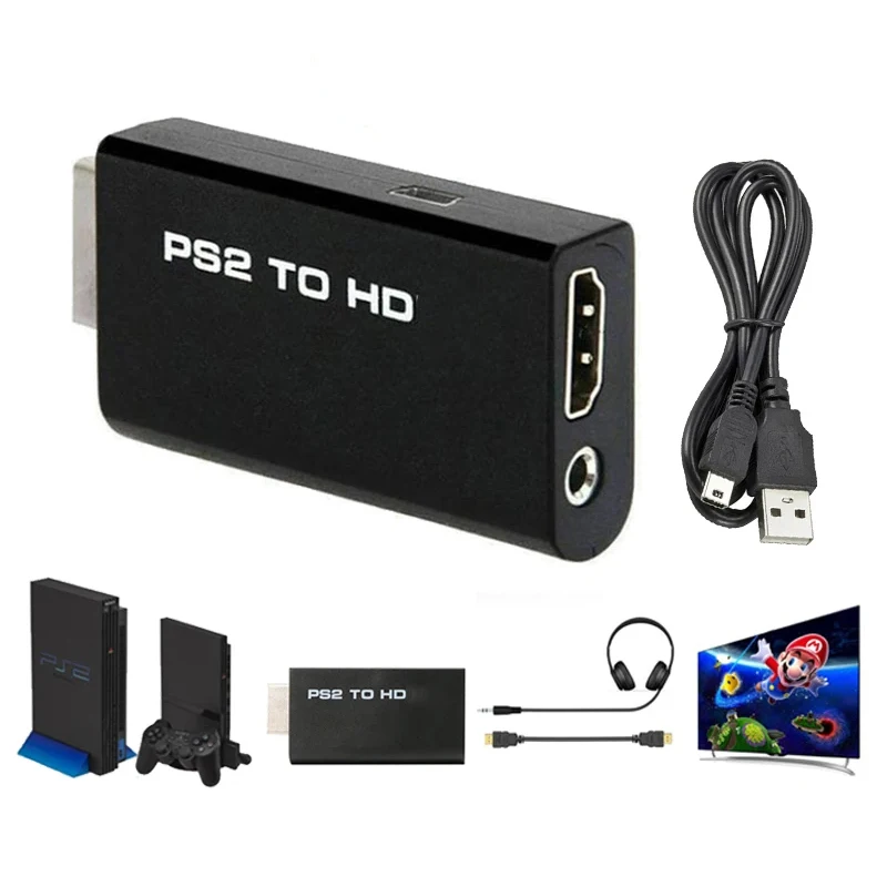 Konverter Audio Video PS2 ke H - Gaming Console All ulasan dan harga