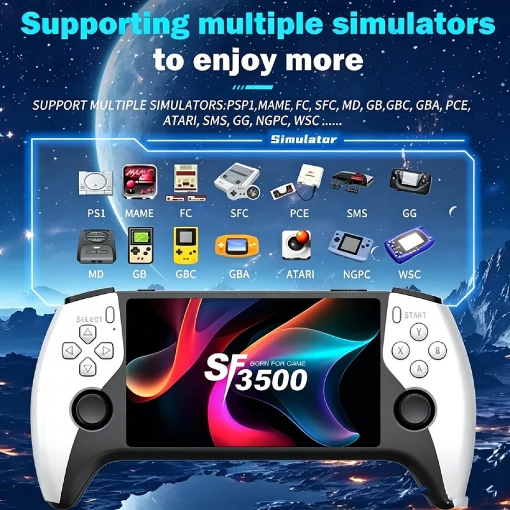 SF3500 Konsol Game Genggam 5 i - Gaming Console Latest ulasan dan harga